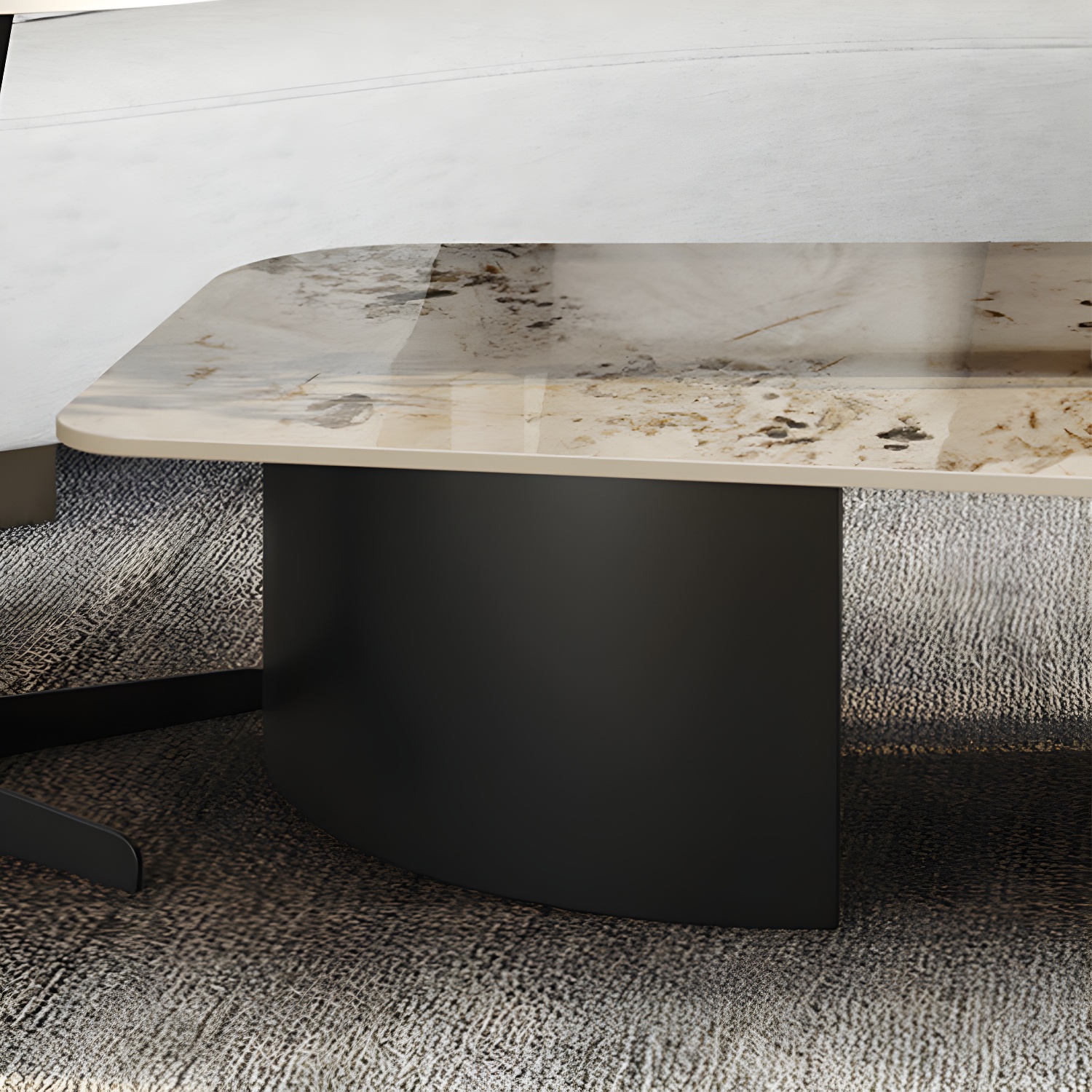 Pedestal Marble Coffee Table | Ormau - image 6