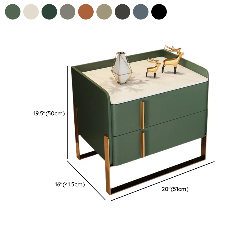 Drawer Nightstand with Stone Top | Ormau - image 16