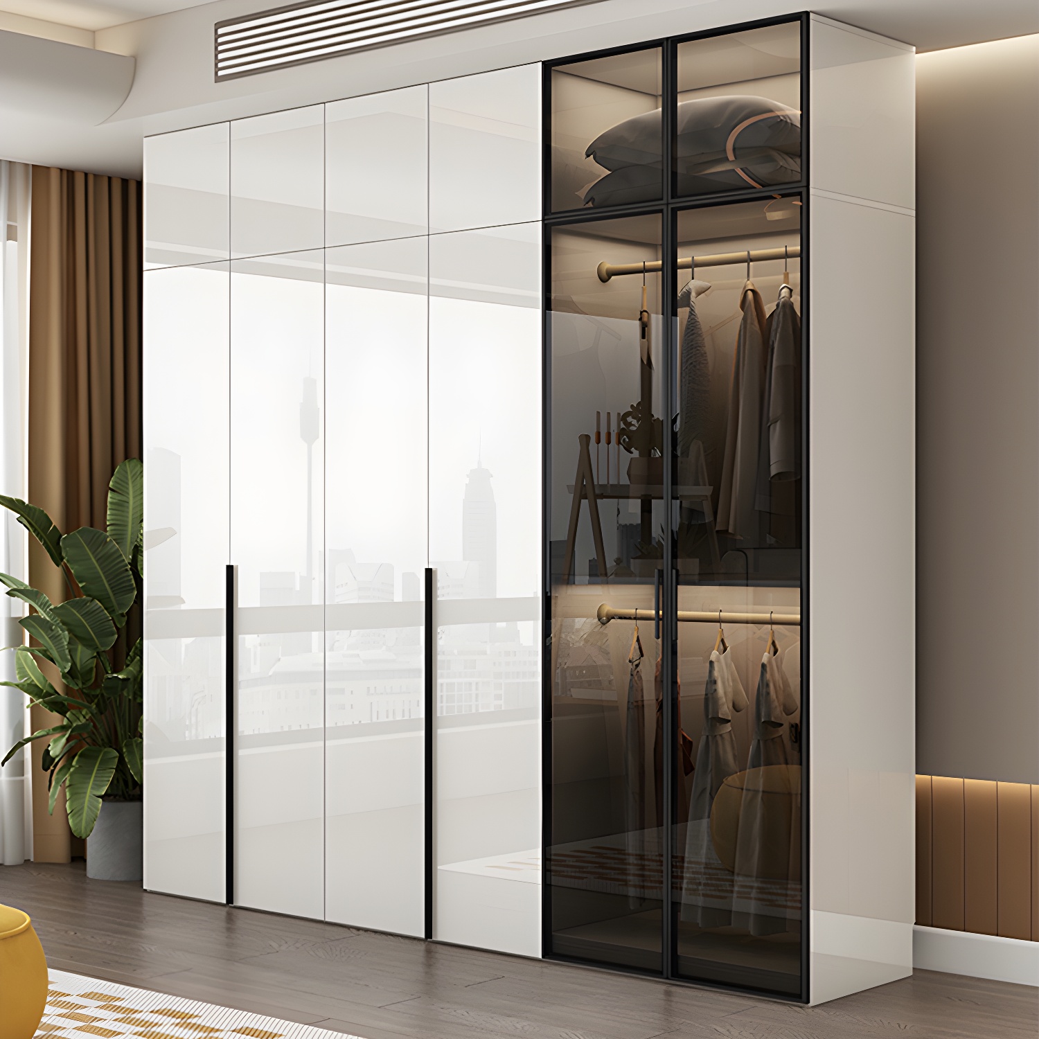 Sleek White Wardrobe | Ormau - image 2