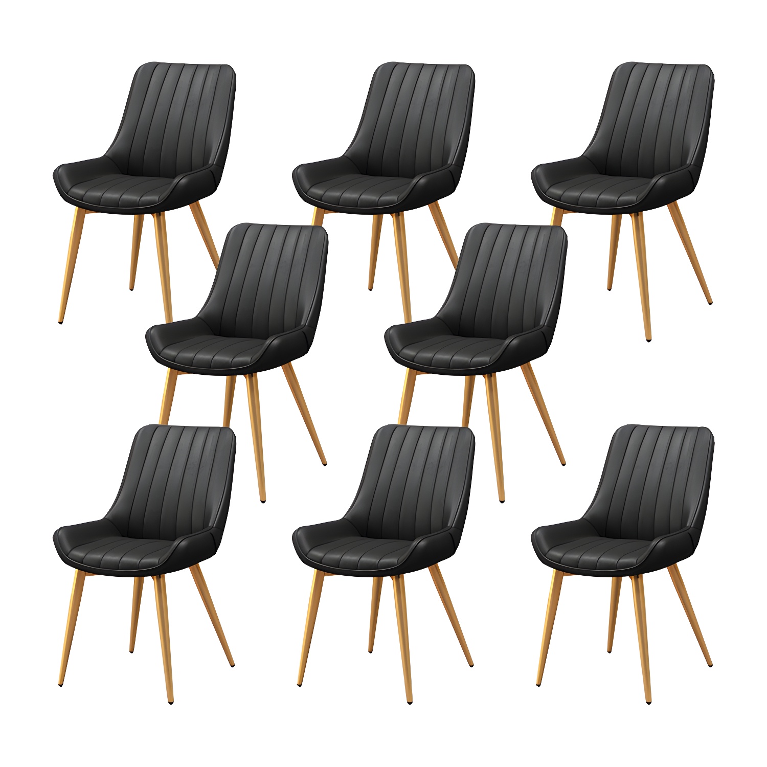 Faux Leather Dining Side Chair | Ormau - image 61