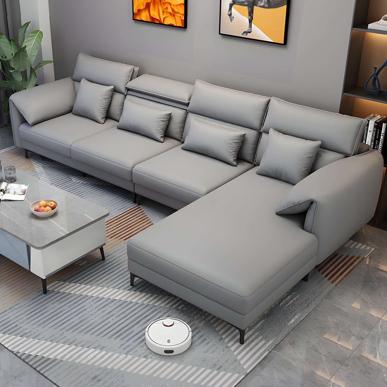 Modern Tech Cloth Sectional | Ormau - image 8