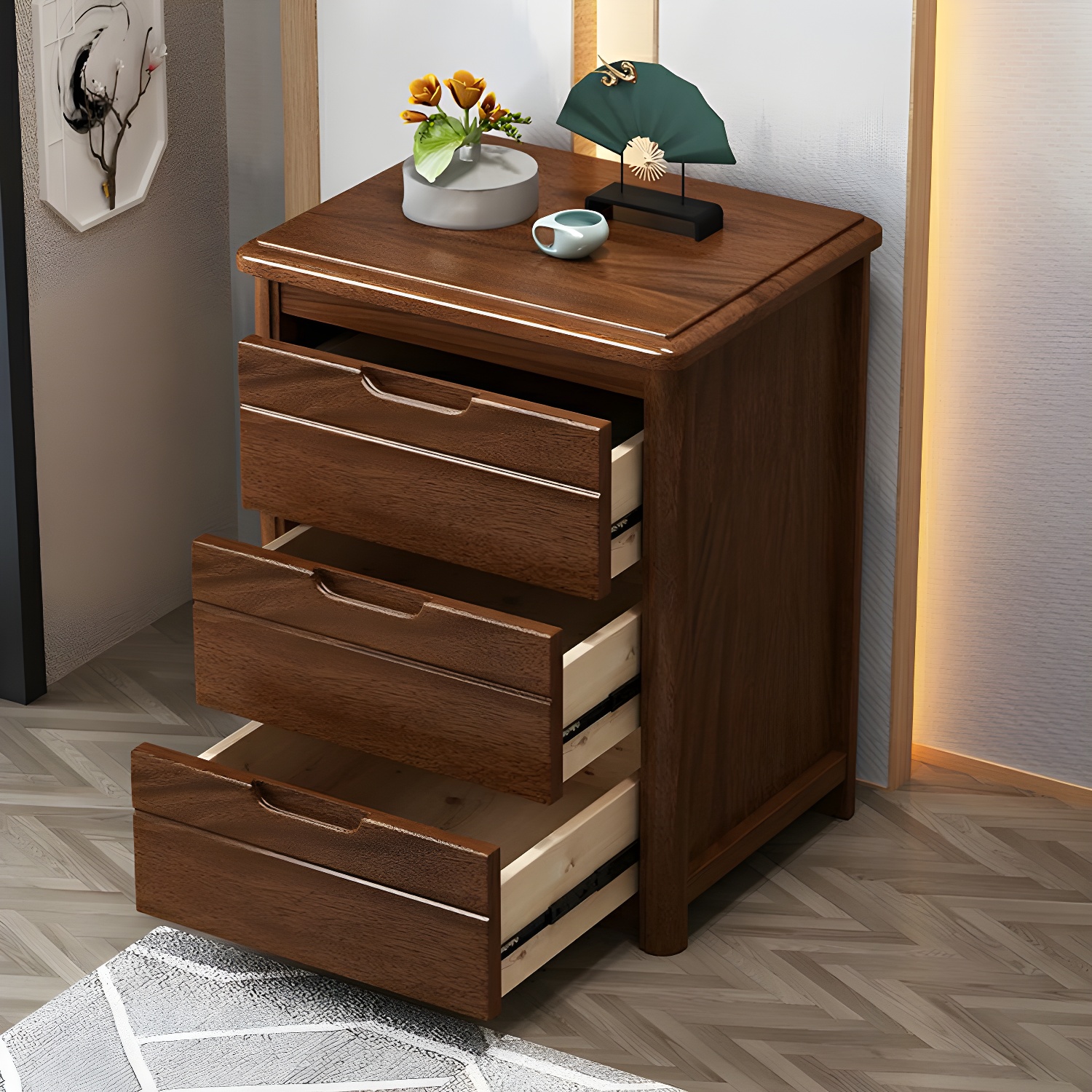 Wood Dresser | Narrow Vertical Design | Ormau - image 7