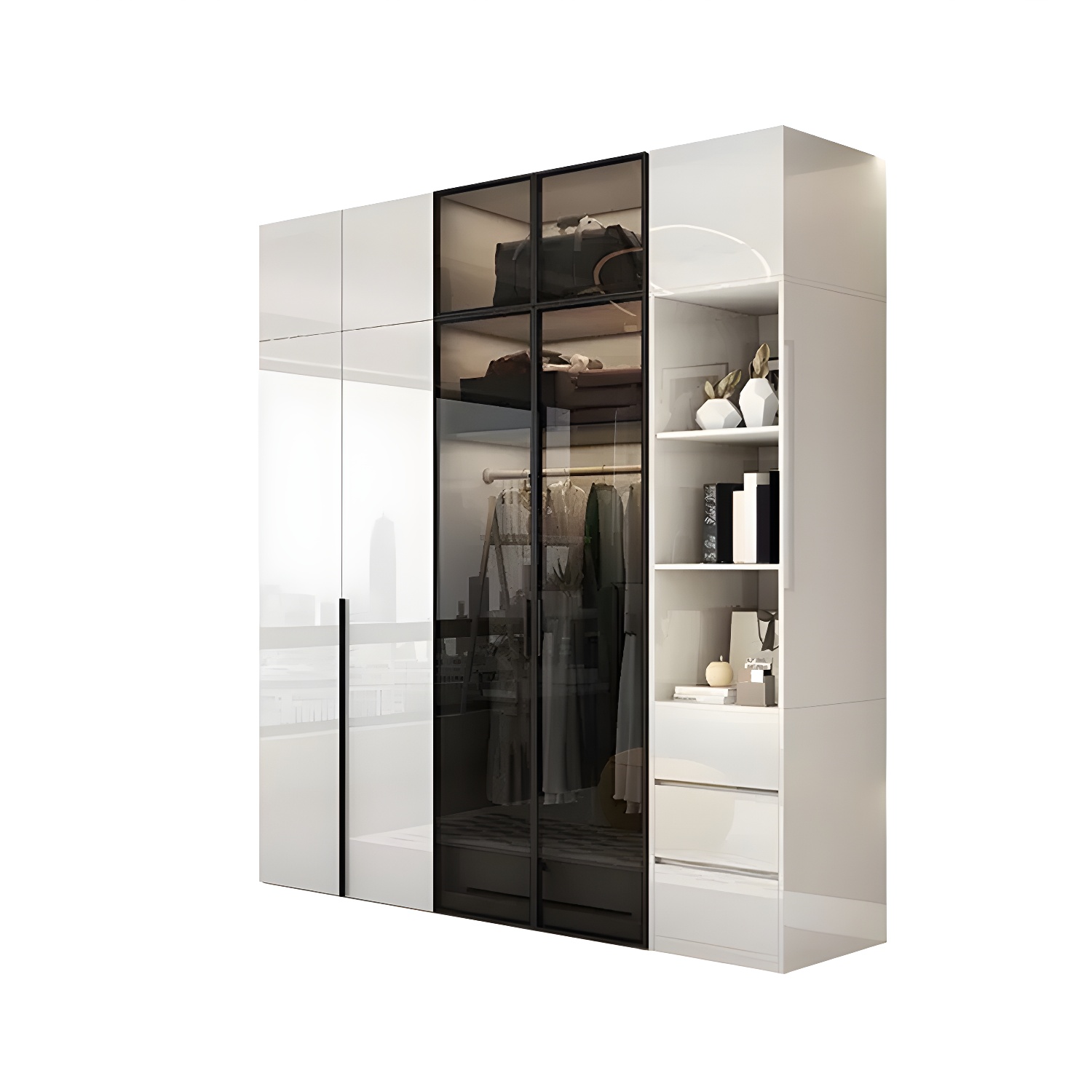 Sleek White Wardrobe | Ormau - image 58