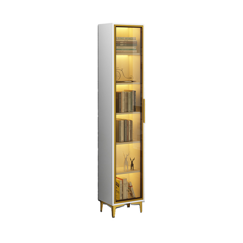Glam Glass Accent Cabinet with Lighting | Ormau - image 32