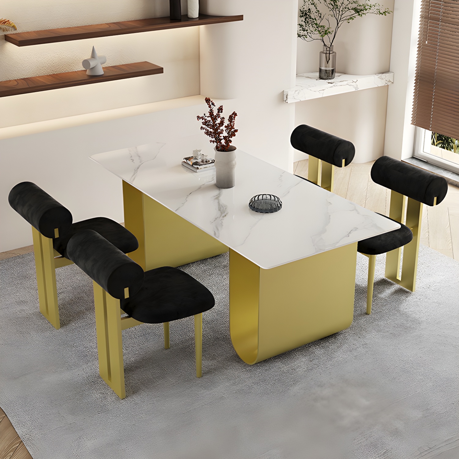 Nordic Rectangle Dining Set | Ormau - image 4