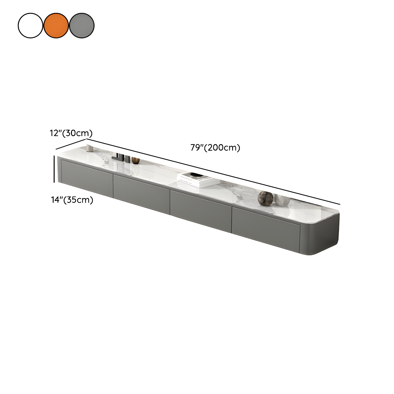 Stone Low TV Stand | Ormau - image 19