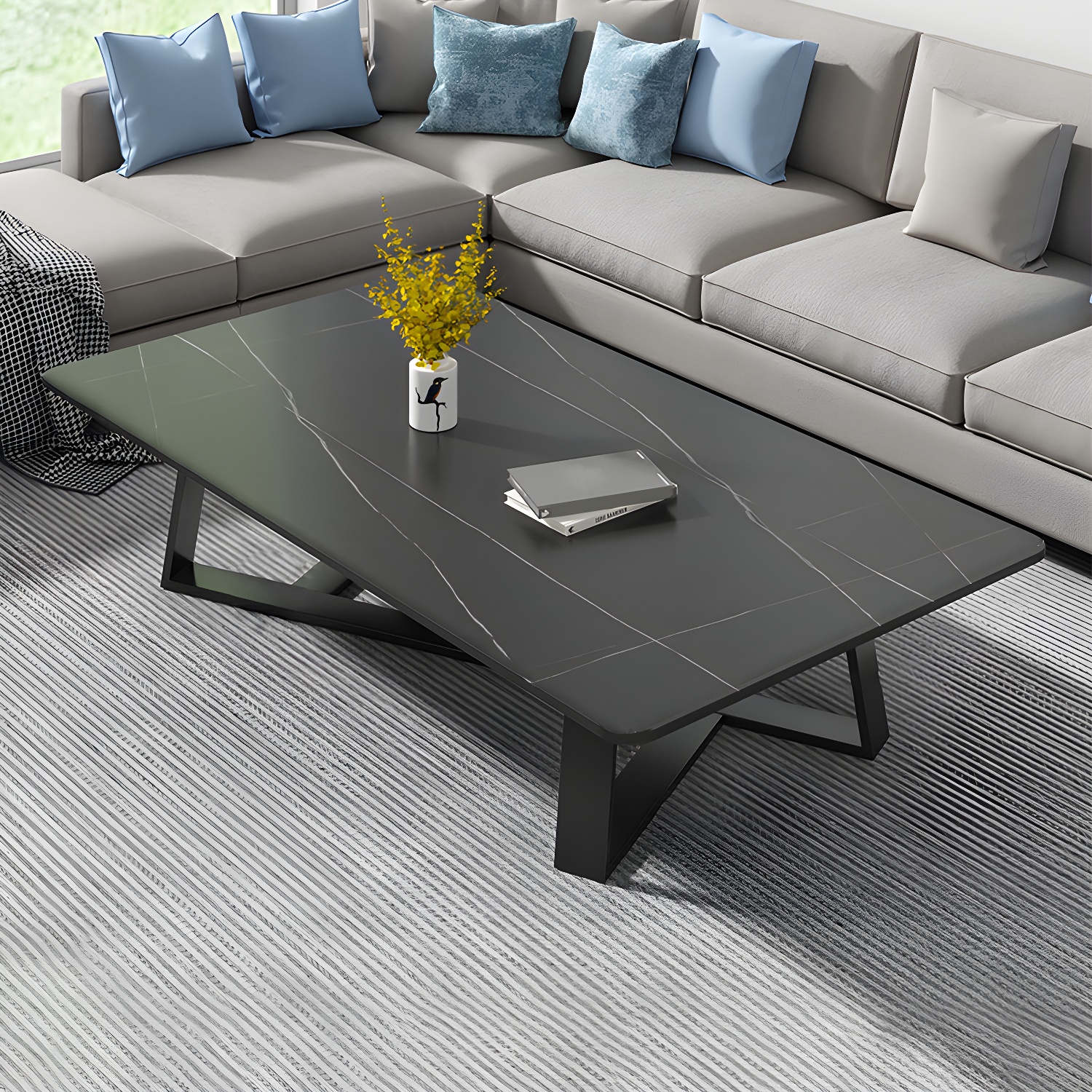 Stone & Steel Coffee Table | Ormau - image 28