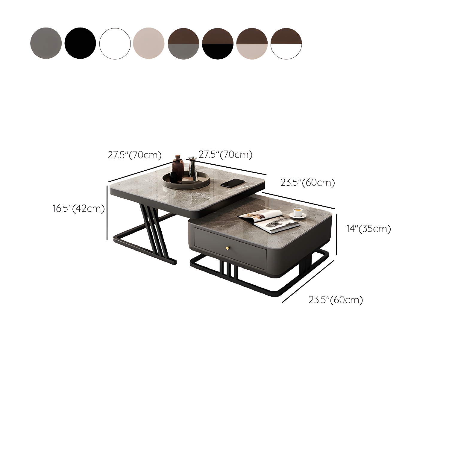 Modern Round Coffee Table | Ormau - image 15