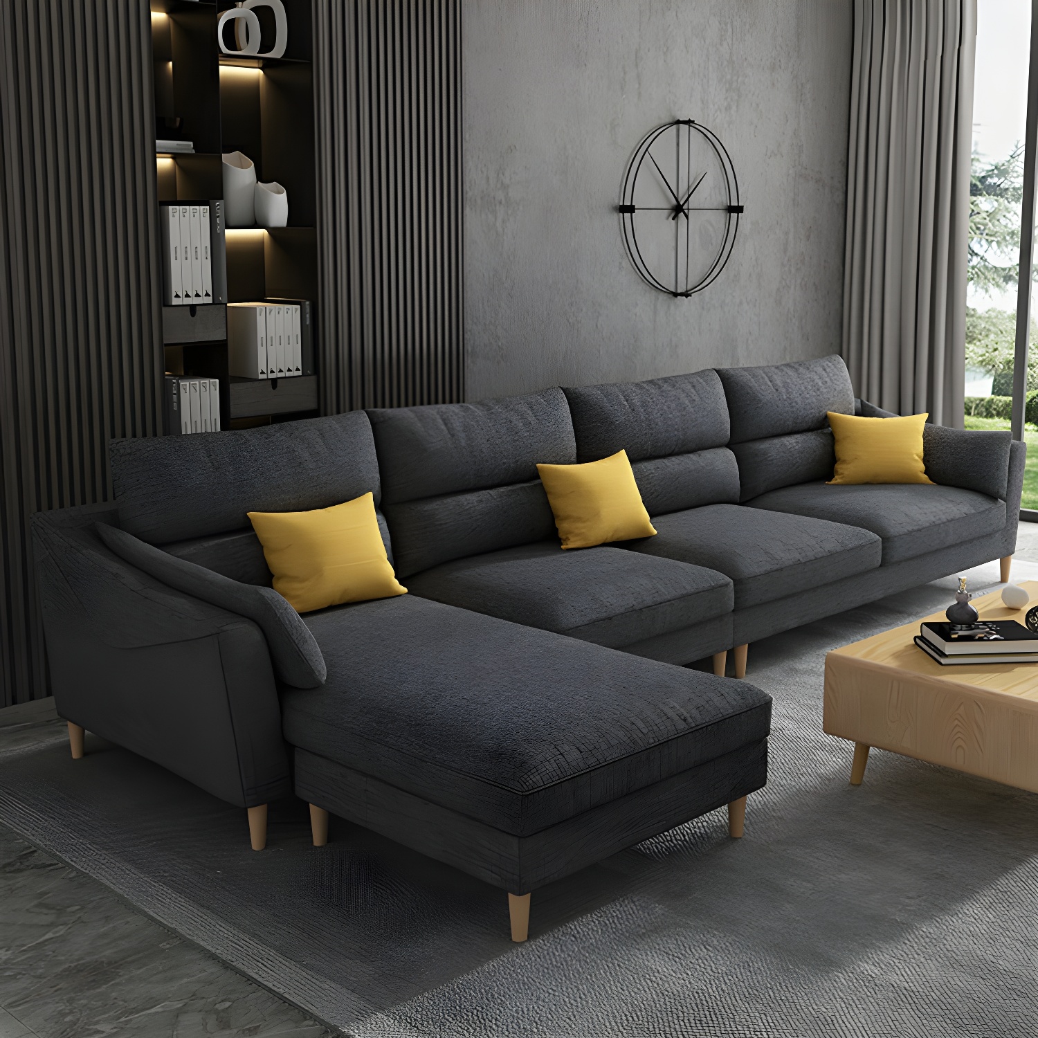 Modular Sectional Sofa with Ottoman | Ormau - image 11