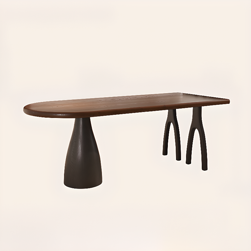 Asymmetrical Wood Slab Dining Table | Ormau - image 16