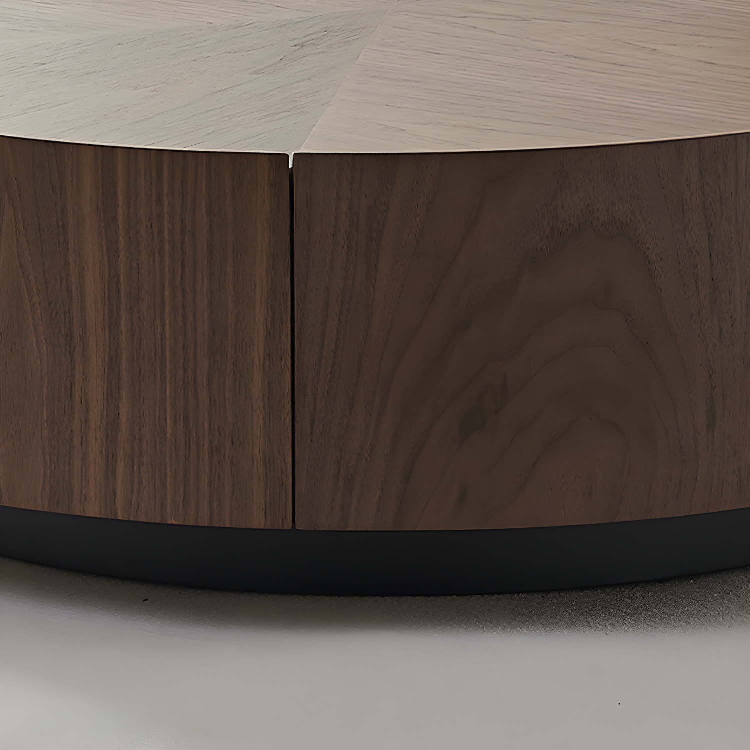 Round Wood Coffee Table | Ormau - image 6