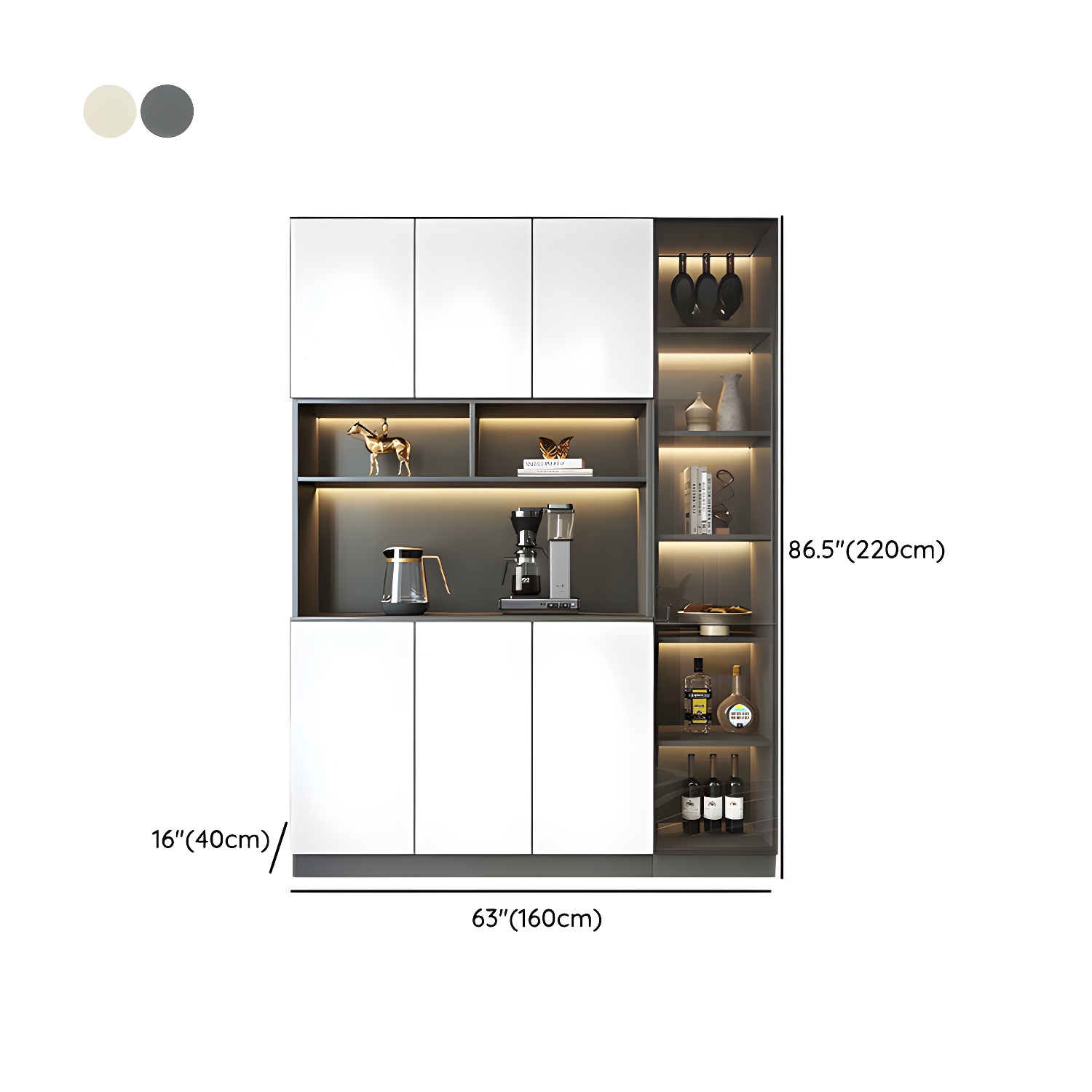 Modern Sideboard with Lighting | Ormau - image 19
