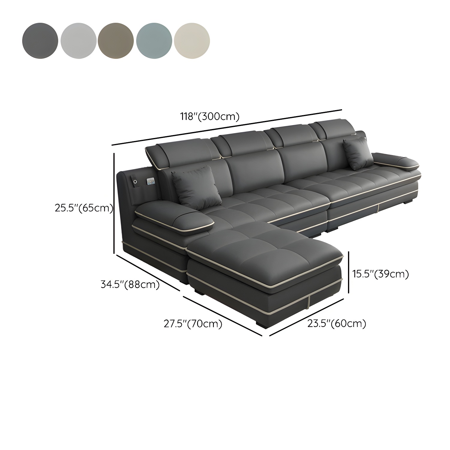 Curved Sectional Sofa | Ormau - image 19