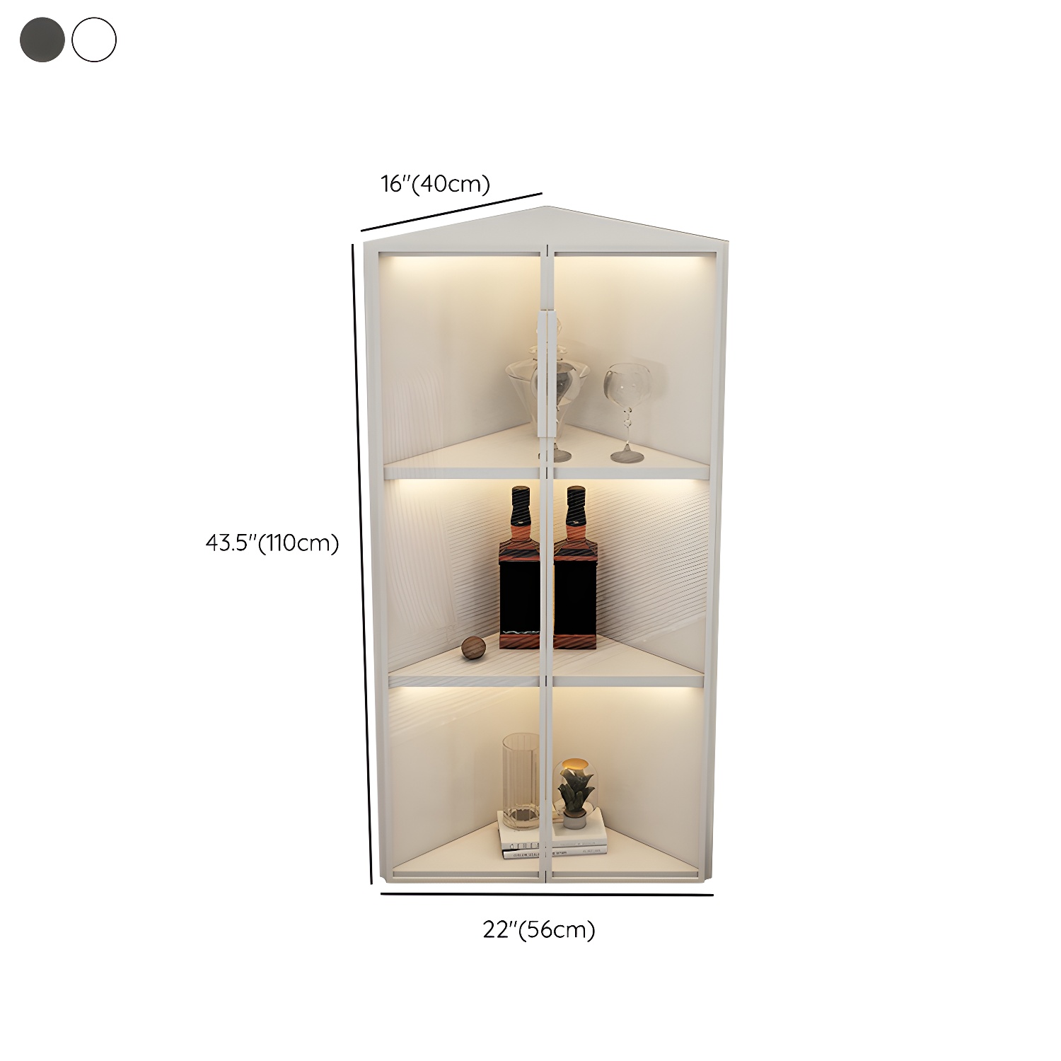 Glass Paned Corner Cabinet | Ormau - image 11