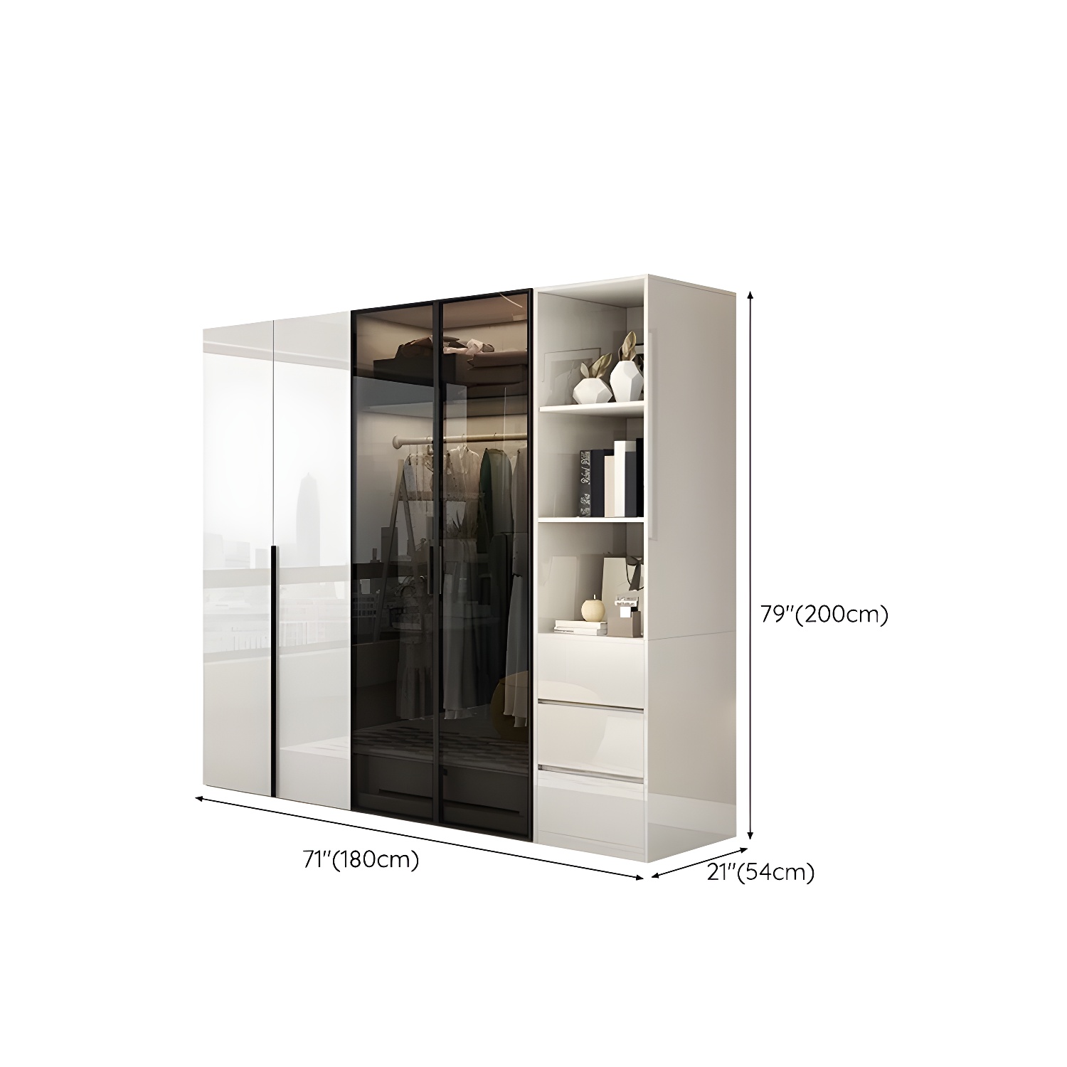 Sleek White Wardrobe | Ormau - image 29