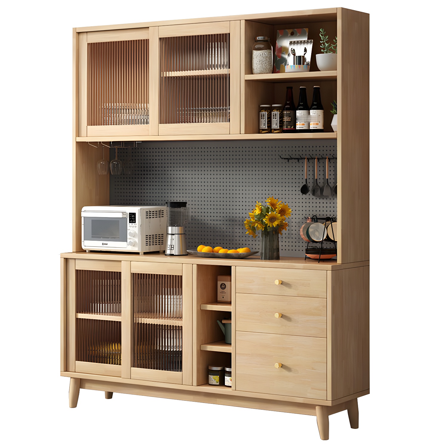 Modern Glass Door Sideboard | Ormau - image 14