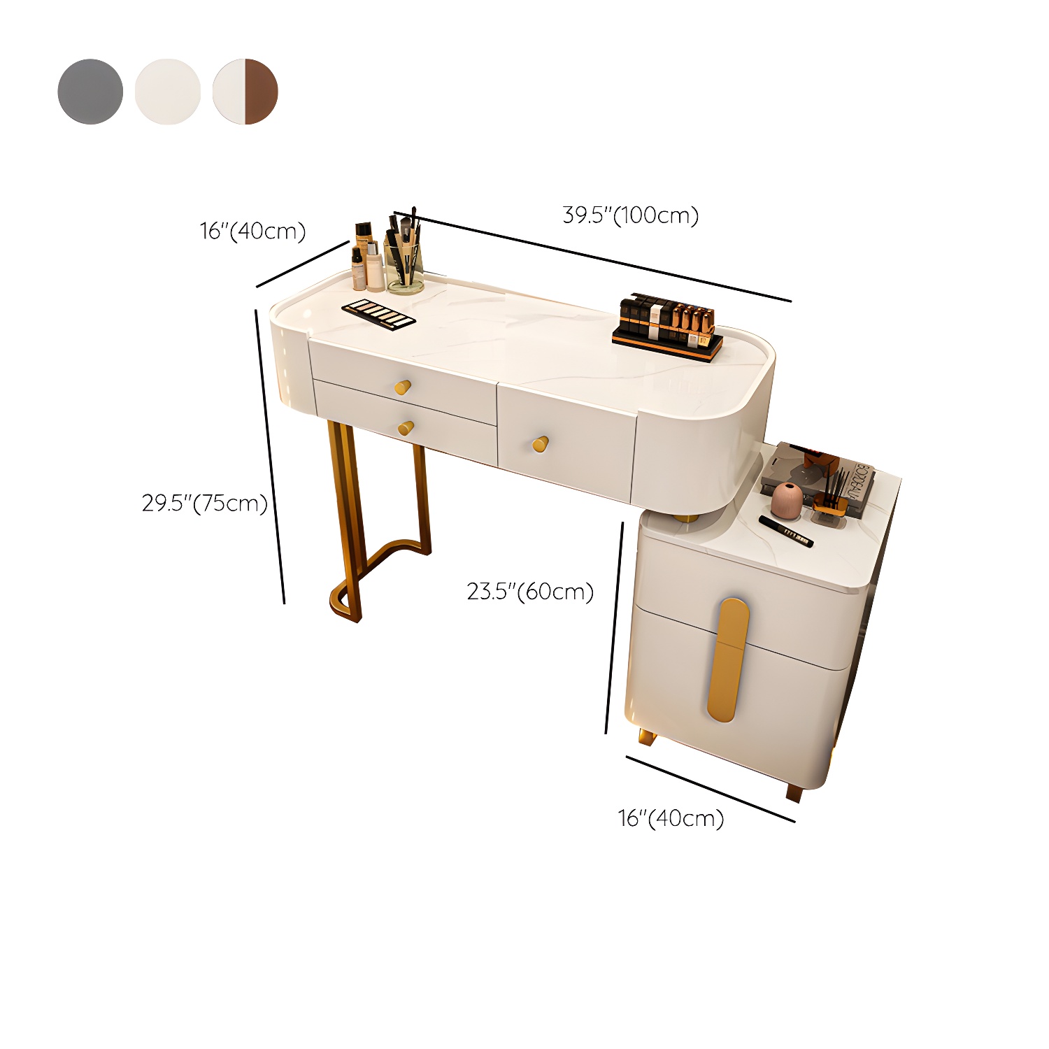 Modern Vanity Desk | Ormau - image 17