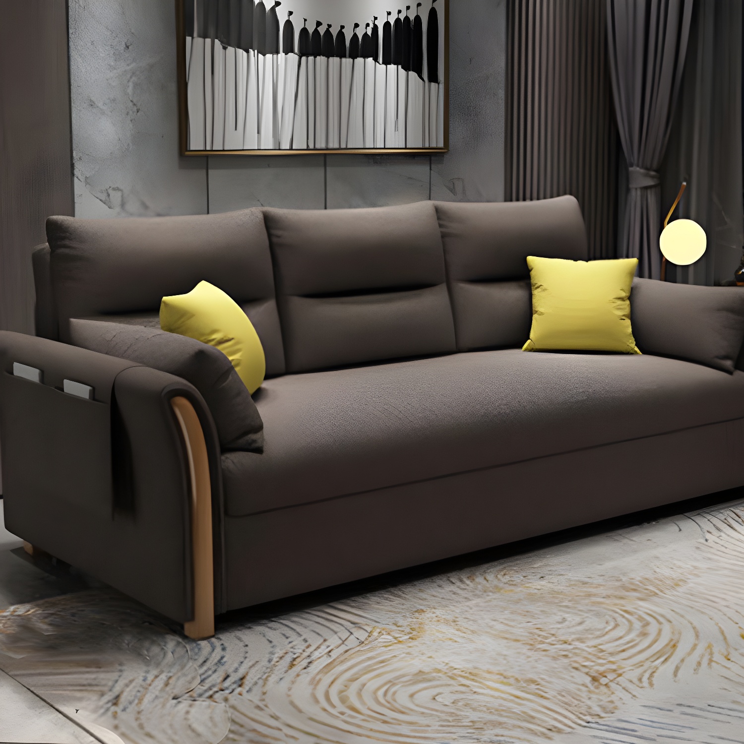 Flared Arm Sofa Bed | Ormau - image 2