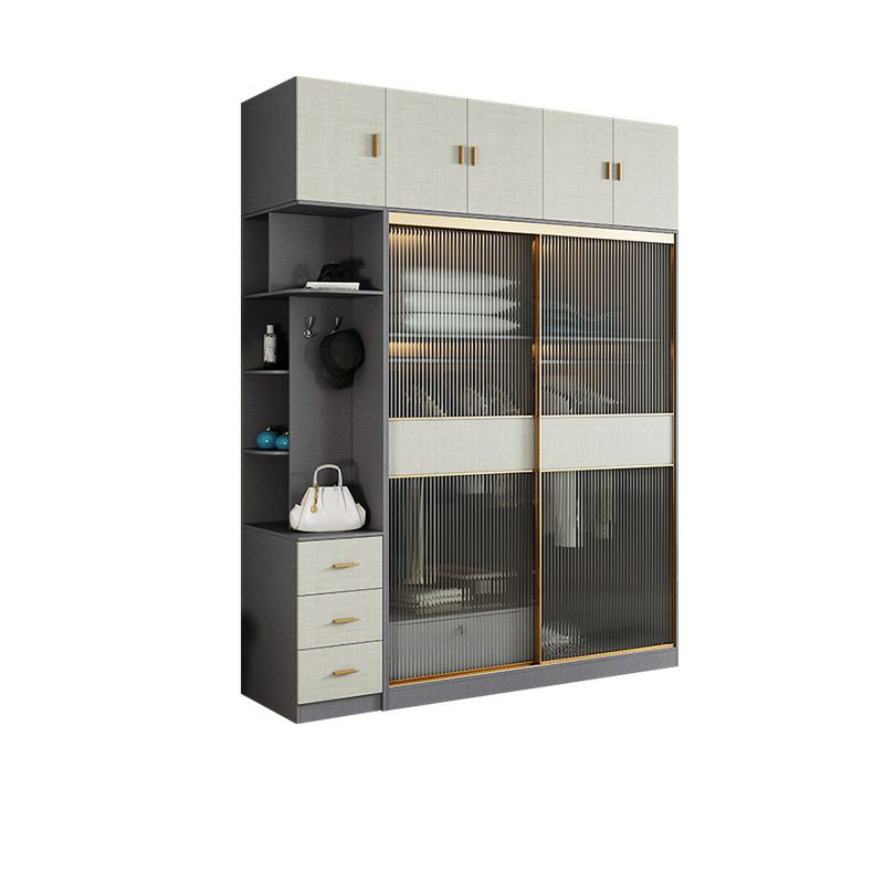 Modern Grey Wardrobe Armoire | Ormau - image 39