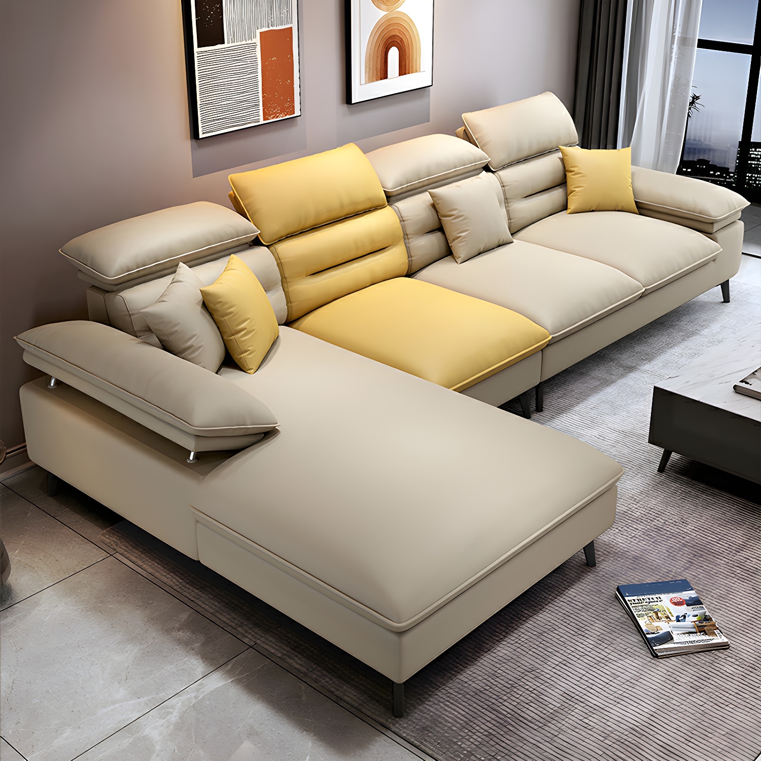 Modern L-Shape Sofa | Ormau - image 3