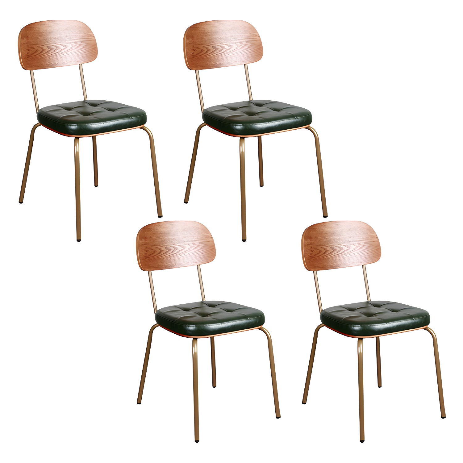 Industrial Leather Dining Chair | Ormau - image 30