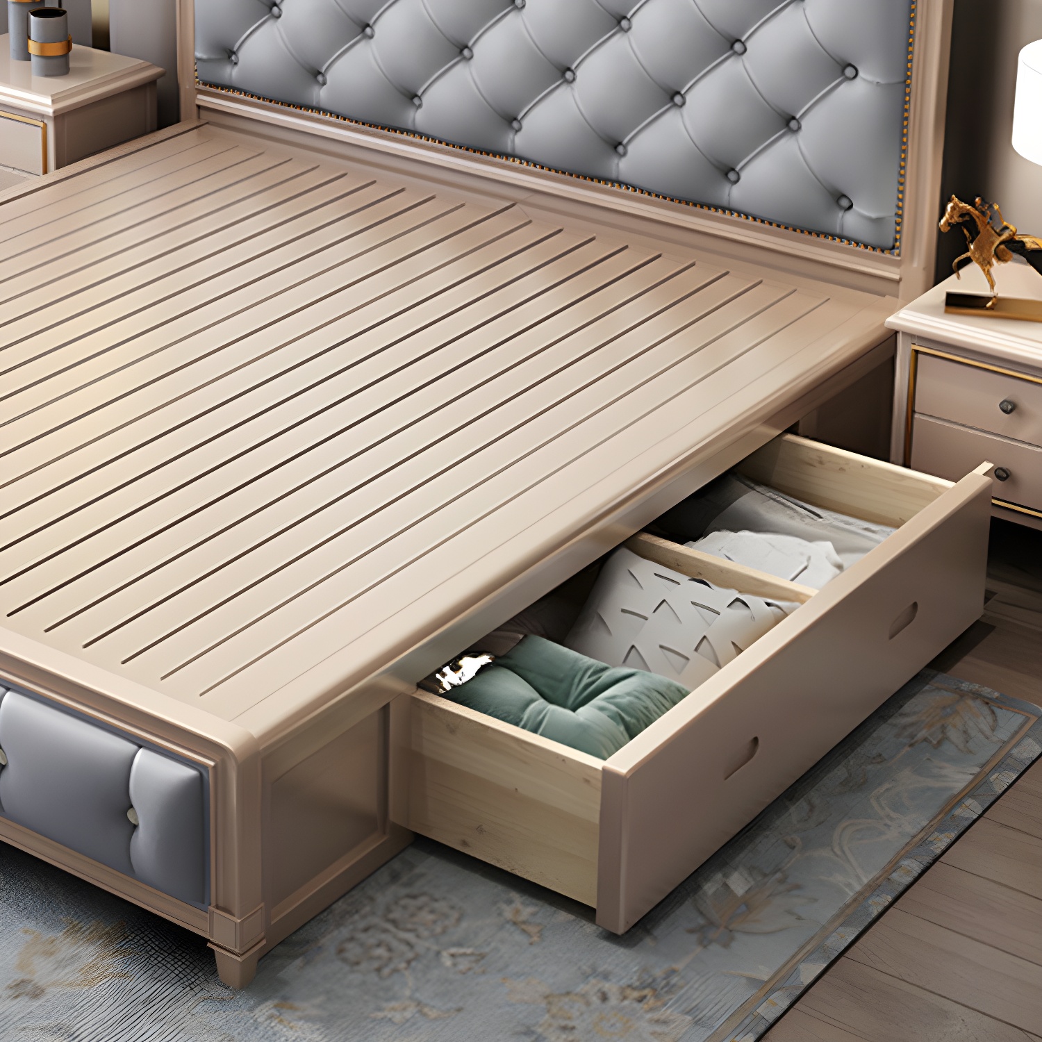 Tufted Panel Bed | Ormau - image 9