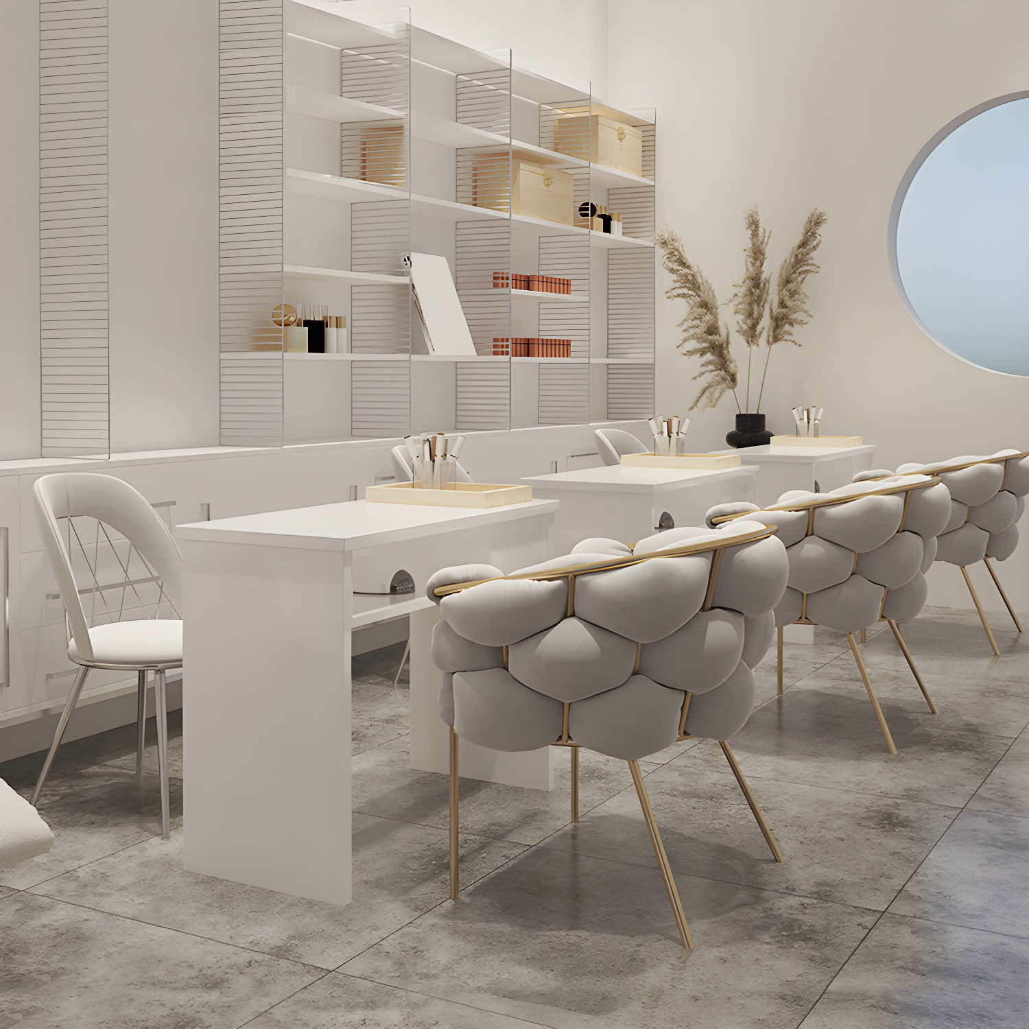Glam Upholstered Dining Chair | Ormau - image 11