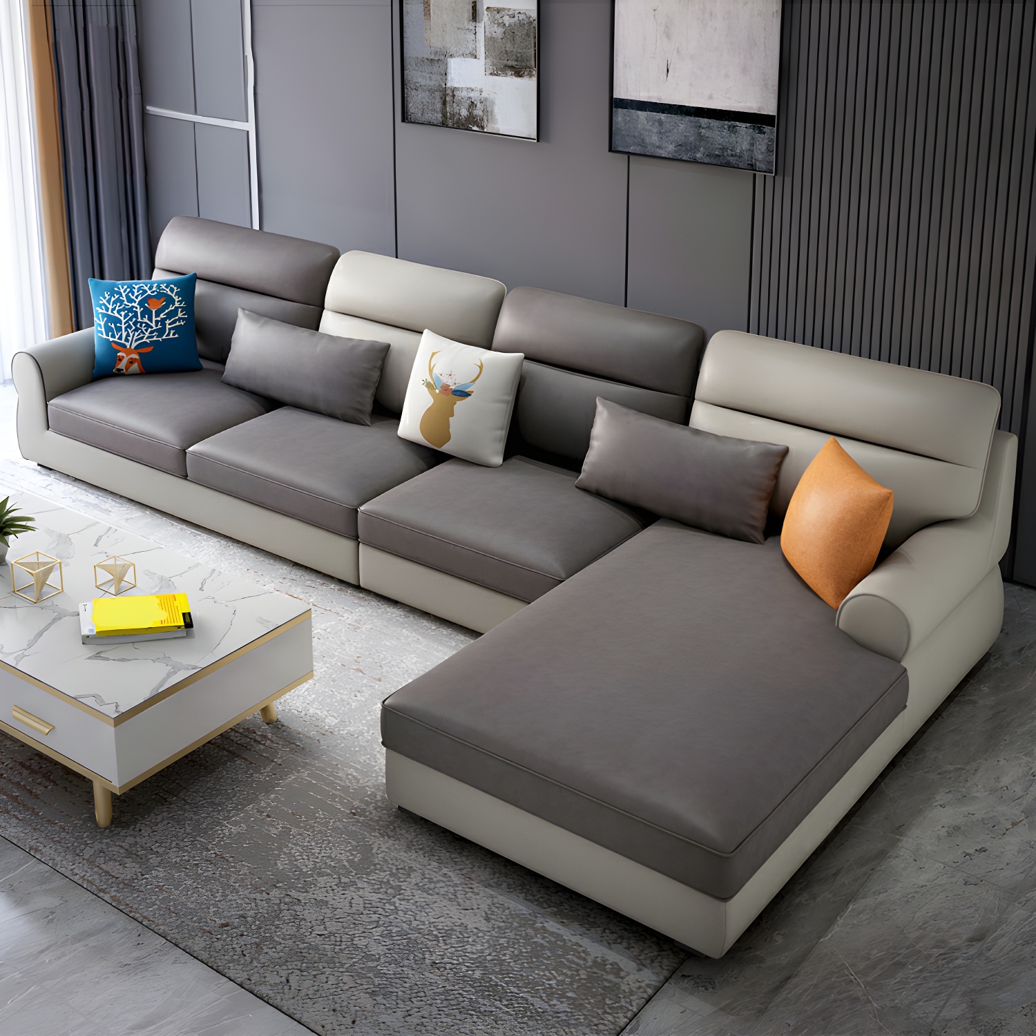 Architectural Sectional Sofa | Ormau - image 30