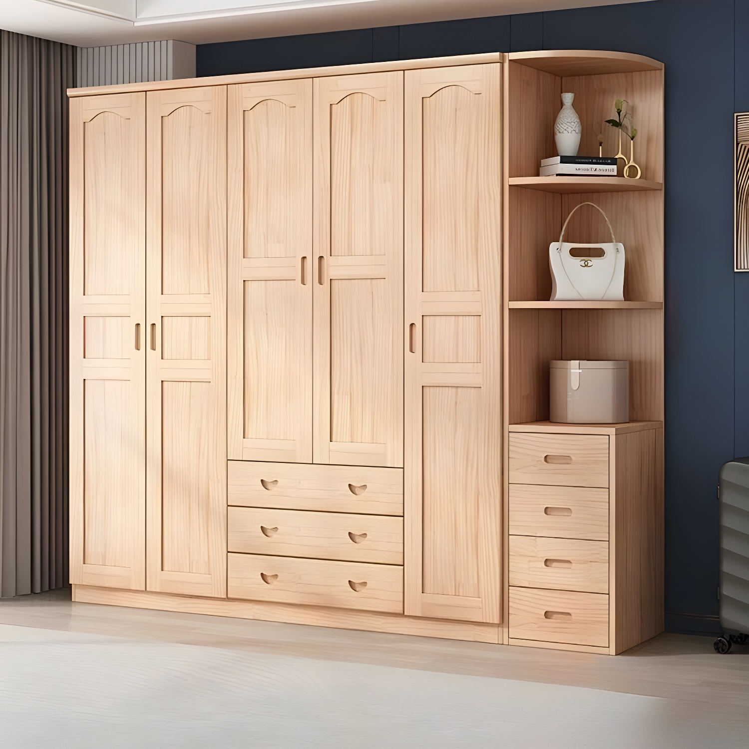 Scandinavian Wood Armoire | Ormau - image 49
