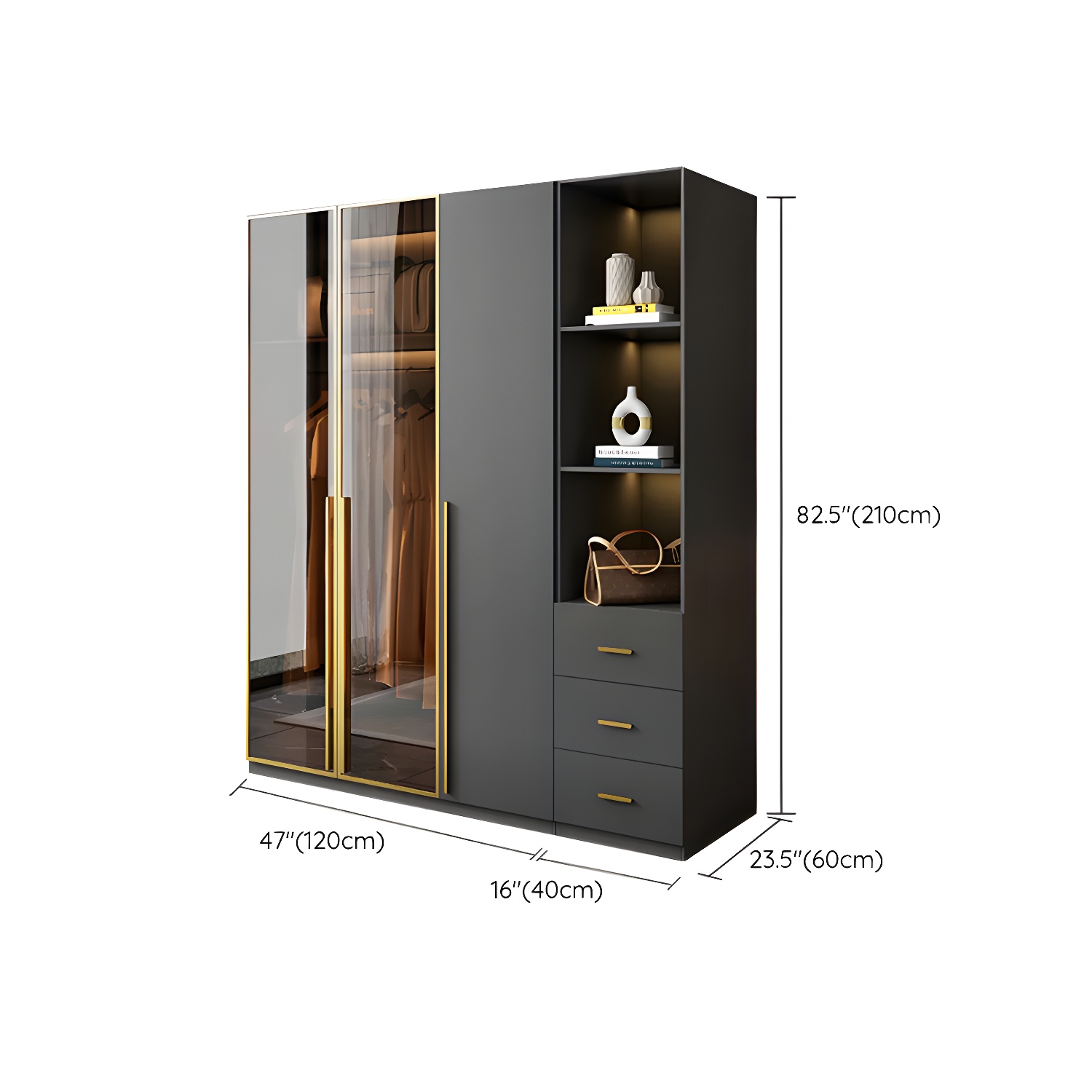 Modern Wardrobe Armoire | Ormau - image 27