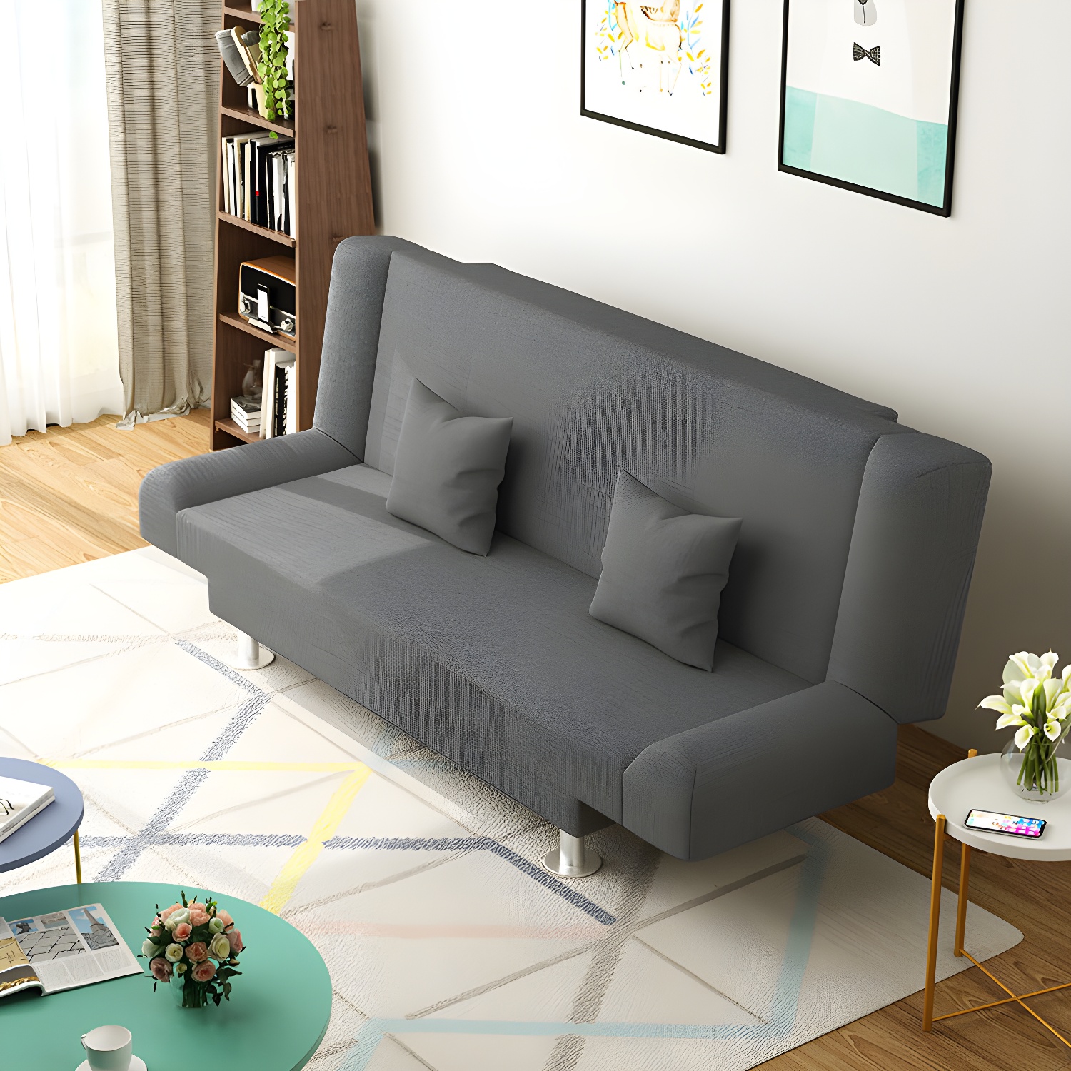 Linen Convertible Sofa | Ormau - image 3