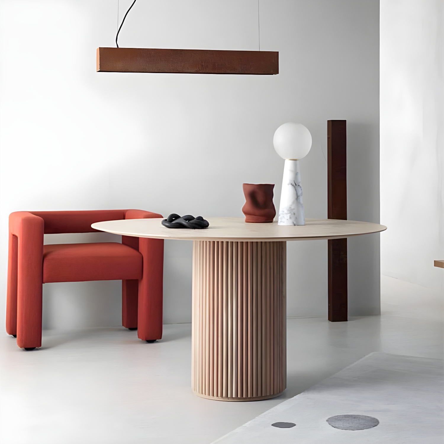 Round Wood Dining Table | Ormau - image 7