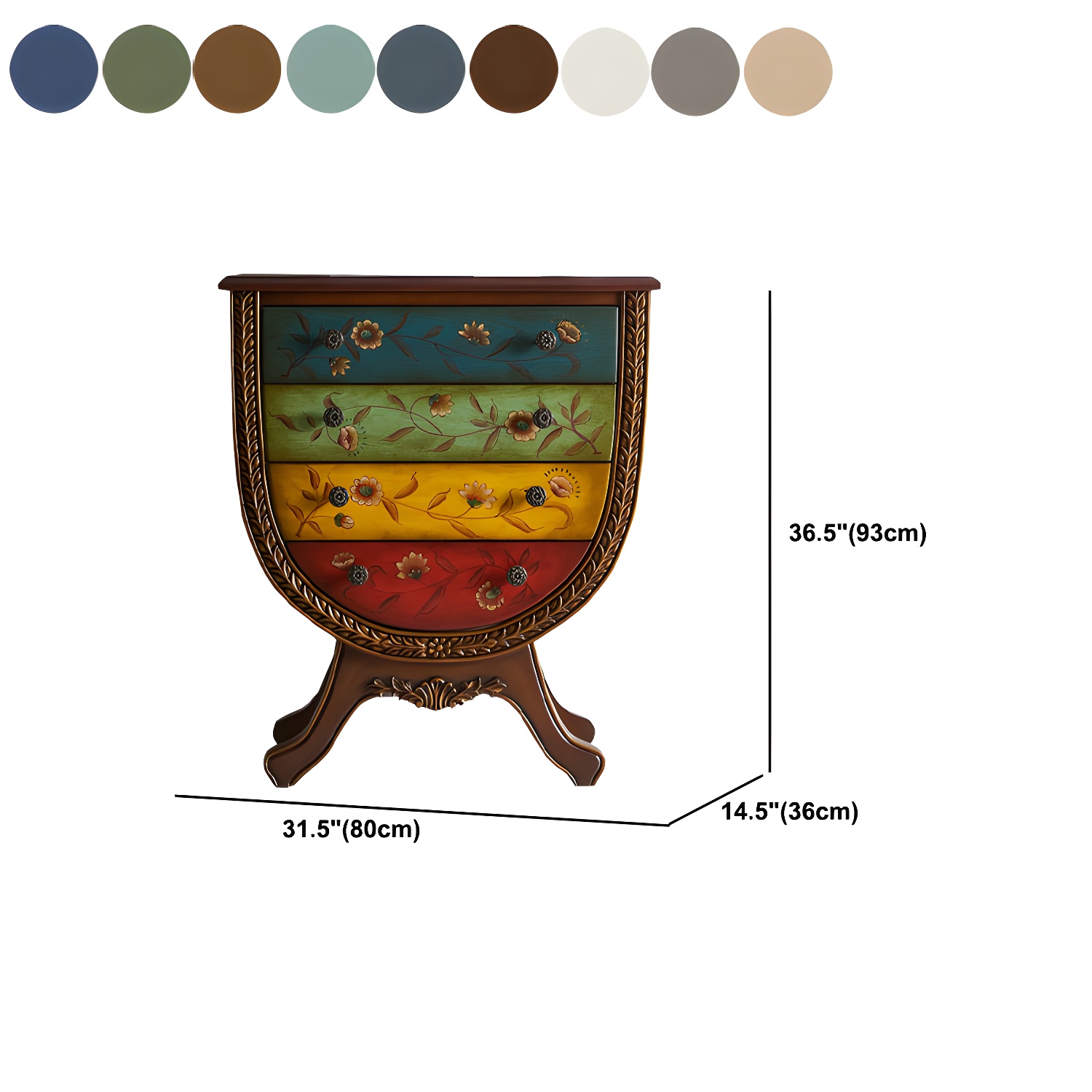 Rustic Wood Chest | Ormau - image 23
