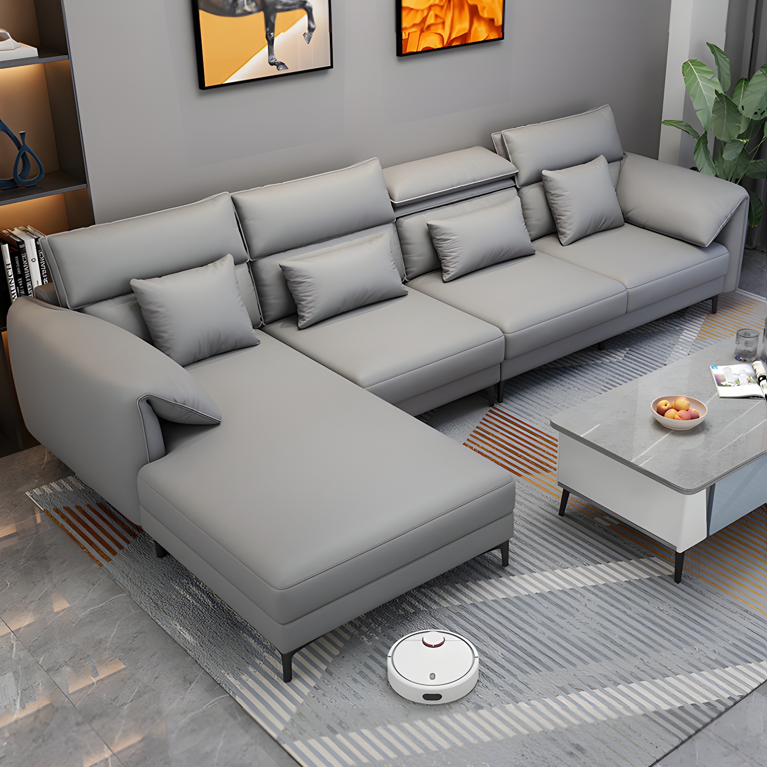 Modern Tech Cloth Sectional | Ormau - image 6