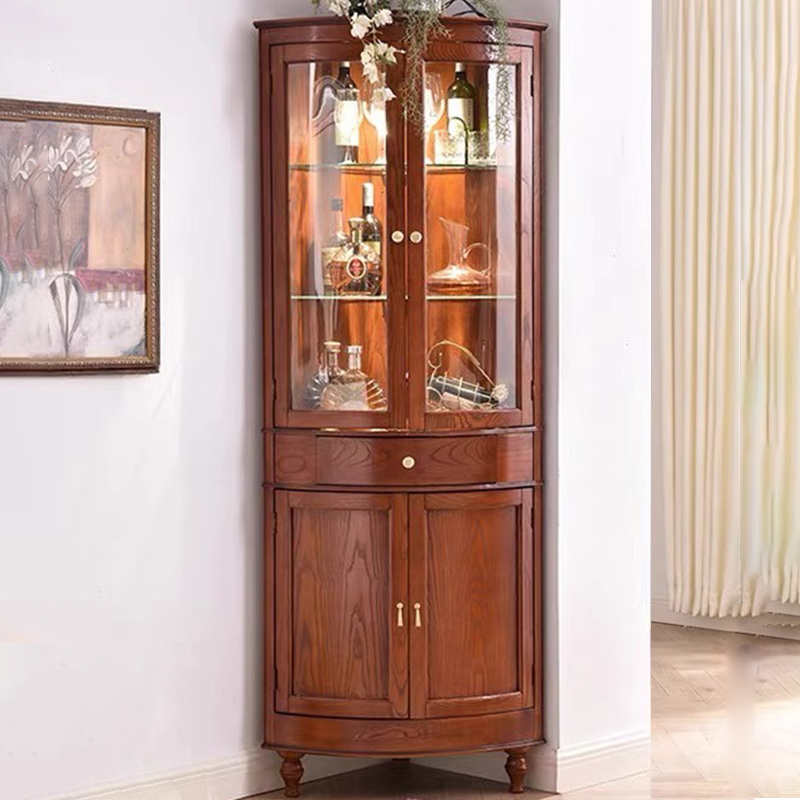 Corner Accent Cabinet with Glazed Door | Ormau - image 2