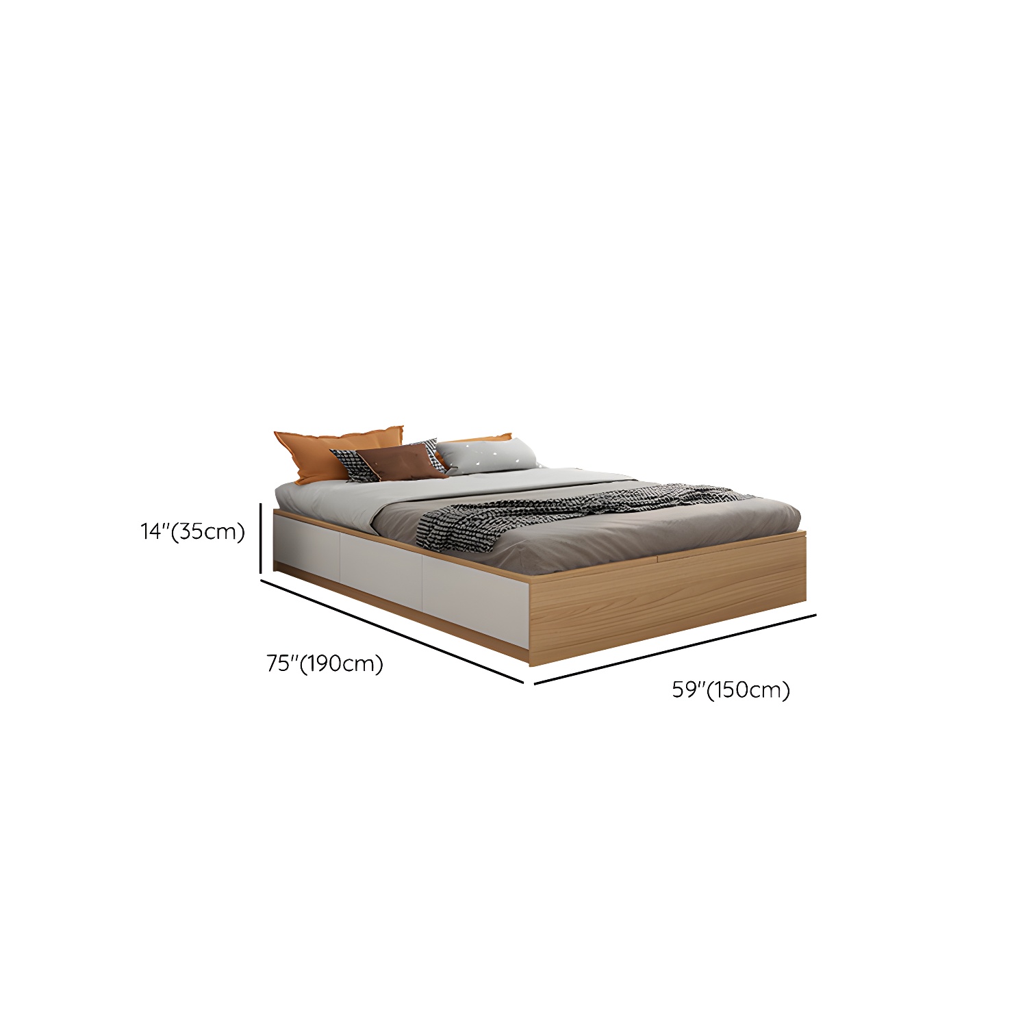 Natural Wood Storage Bed | Ormau - image 16