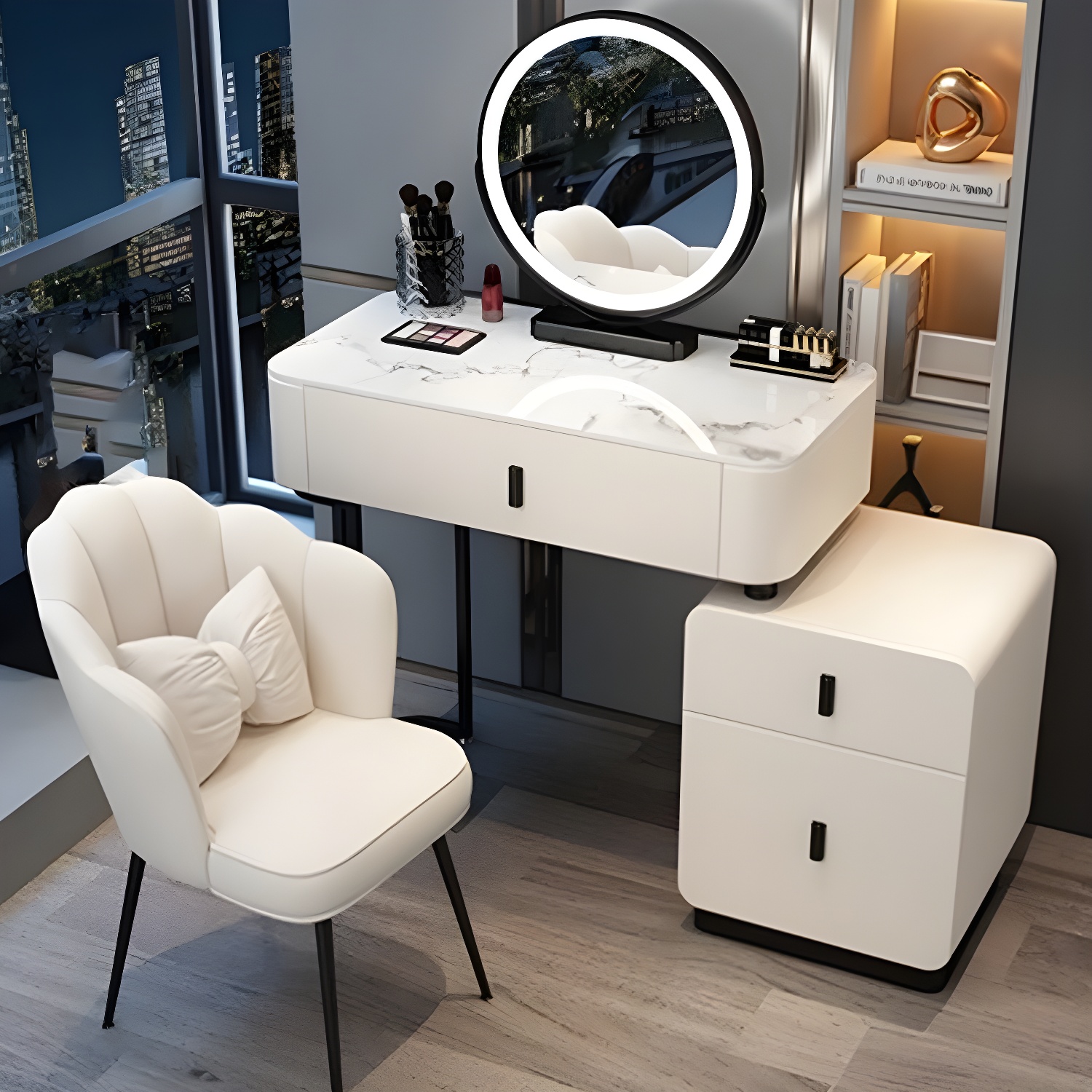 Stone Top Vanity Desk | Ormau - image 39