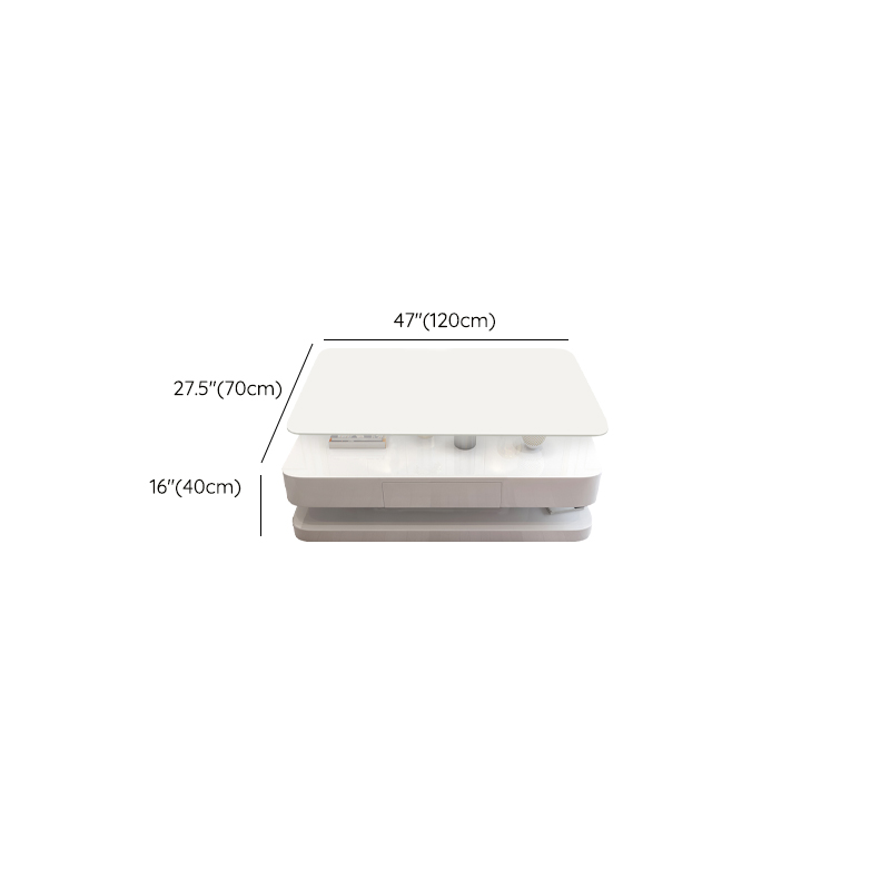 Modern White Coffee Table | Ormau - image 14
