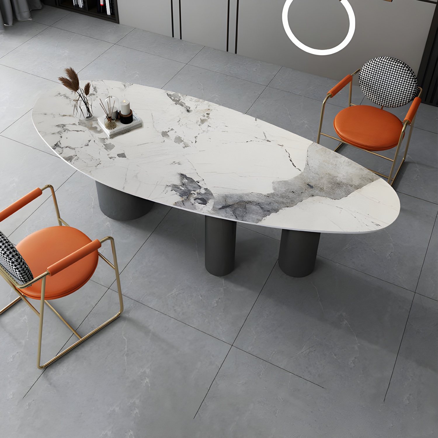 Oval Stone Dining Table | Ormau - image 6