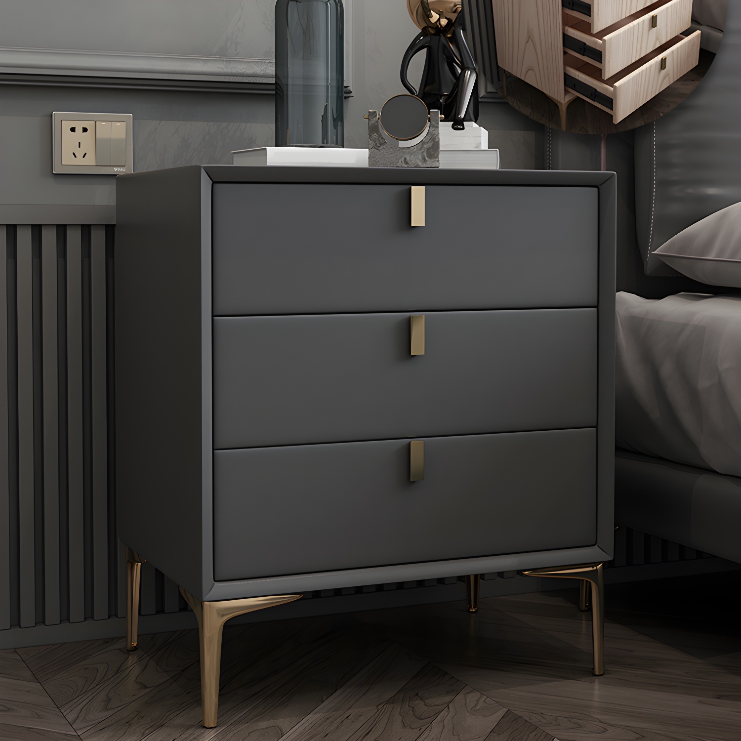 Modern Ash Nightstand | Ormau - image 3