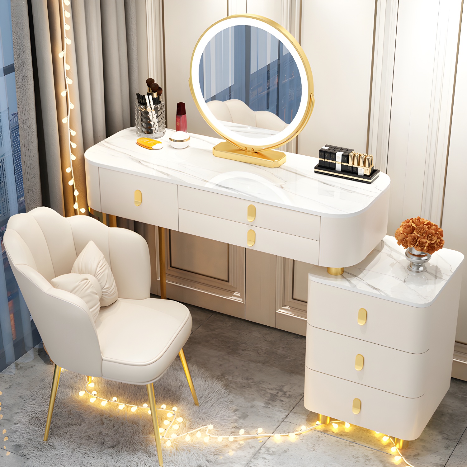 Glam Lighted Vanity | Ormau - image 6