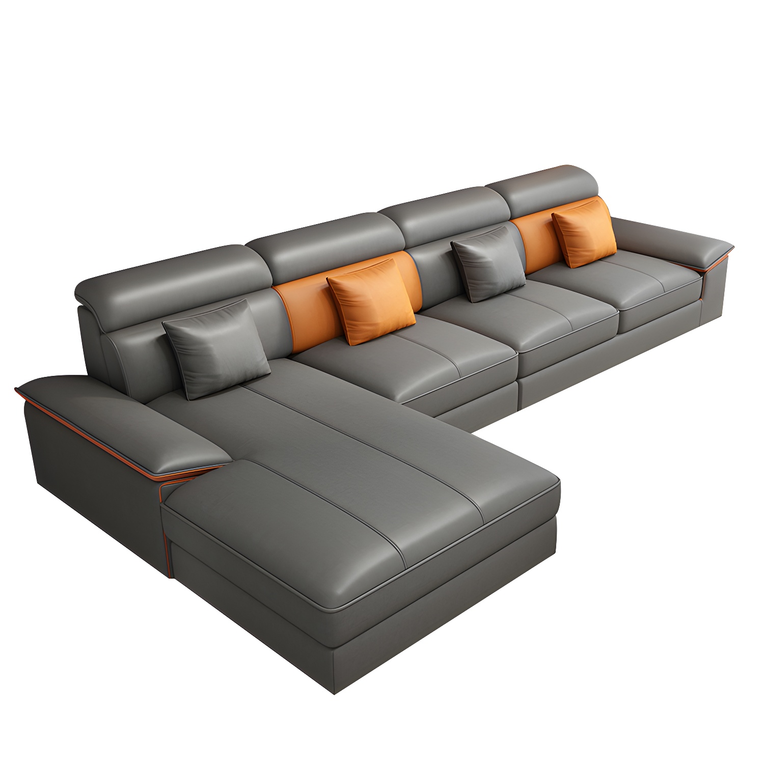 Modern L-Shape Sectional Sofa | Ormau - image 12
