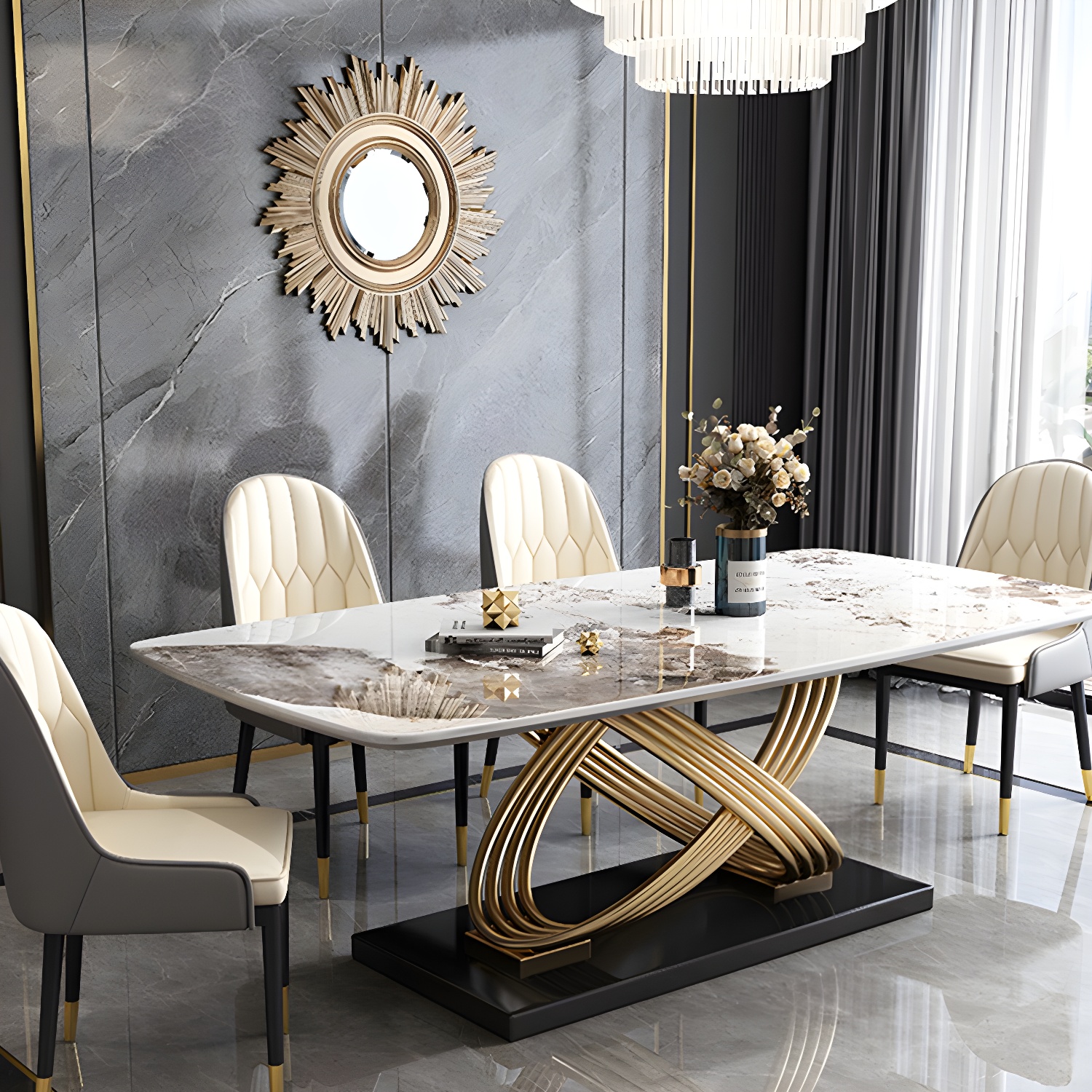 Nordic Glam Dining Set | Ormau - image 3