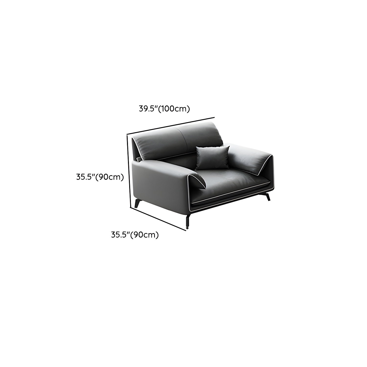 Modern Gray Sectional Sofa | Ormau - image 21