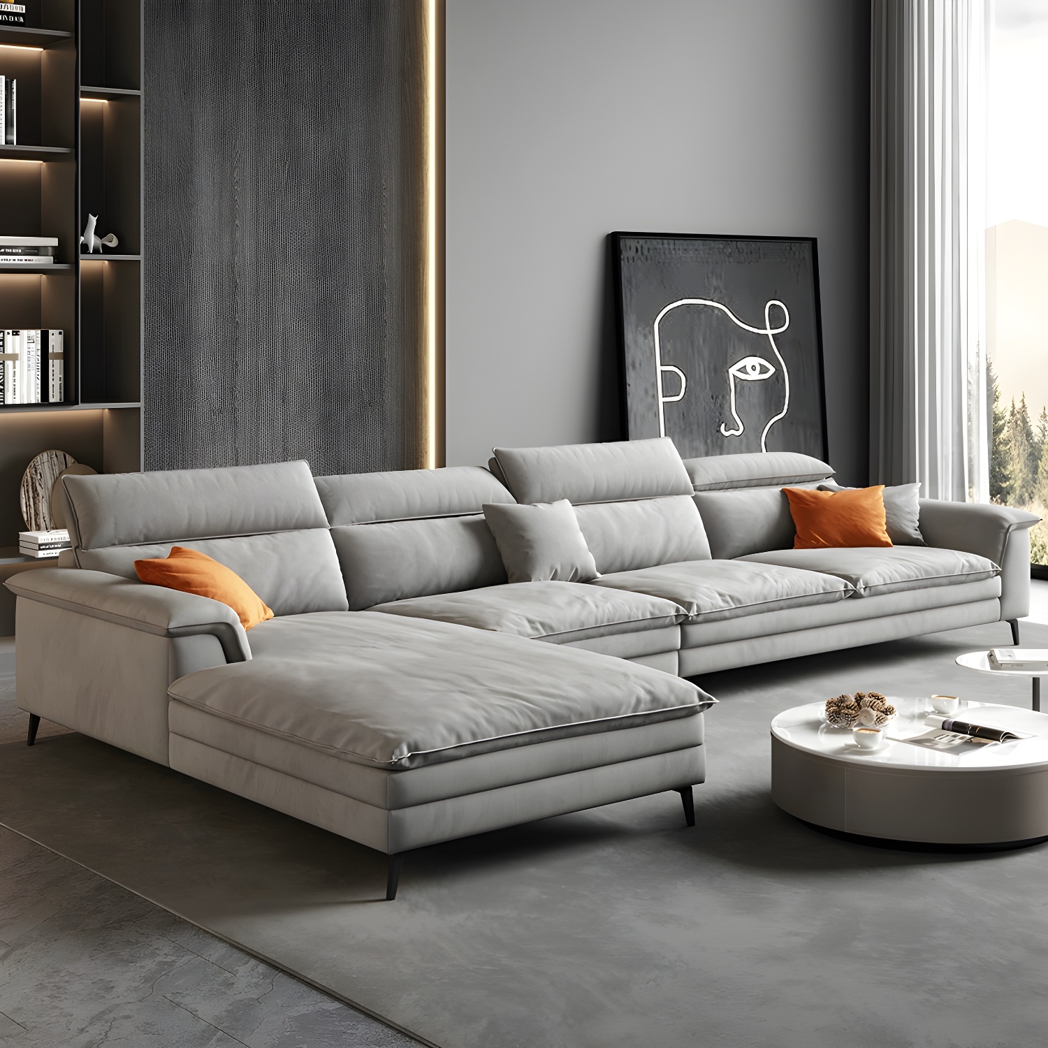 Tech Flannel Modular Sectional | Ormau - image 2
