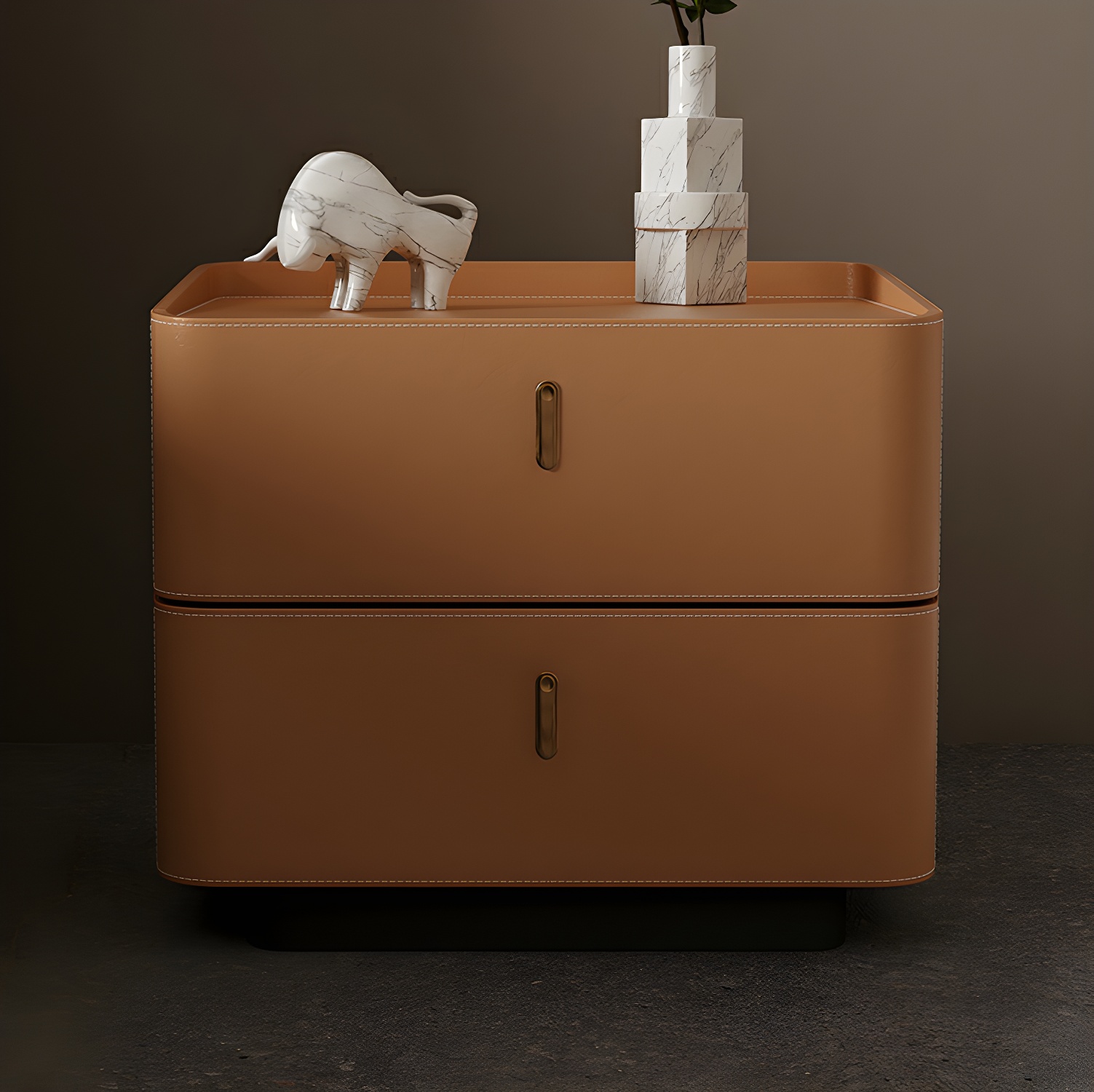 Modern Wood Grain Nightstand | Ormau - image 10