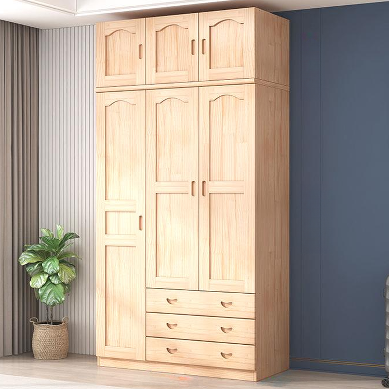 Natural Pine Wardrobe Armoire | Ormau - image 25