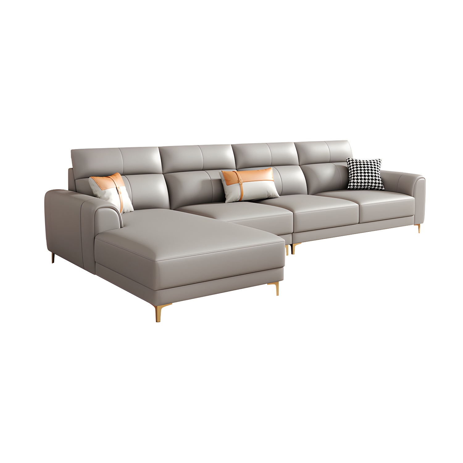 Modern Gray Sectional Sofa | Ormau - image 22