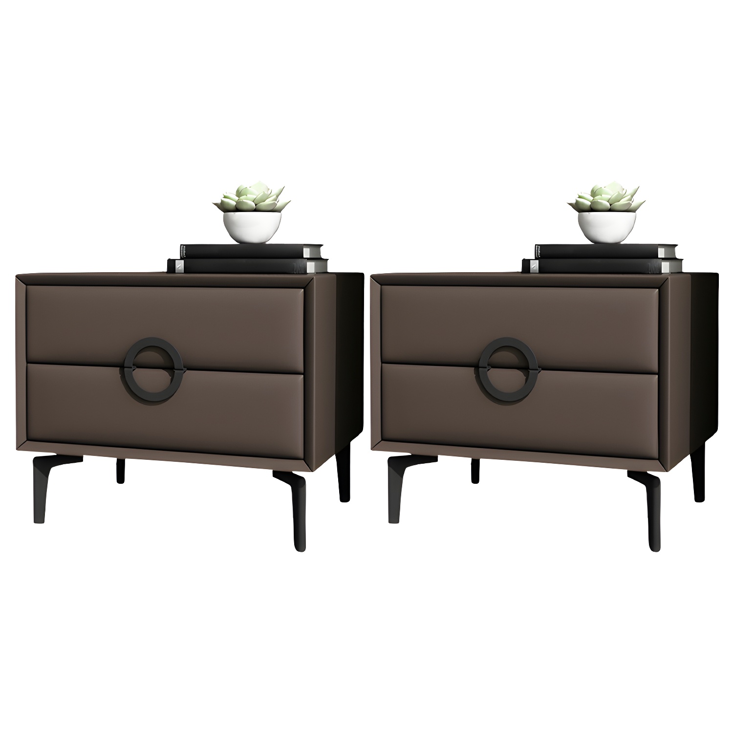 Glam Nightstand with Drawers | Ormau - image 45
