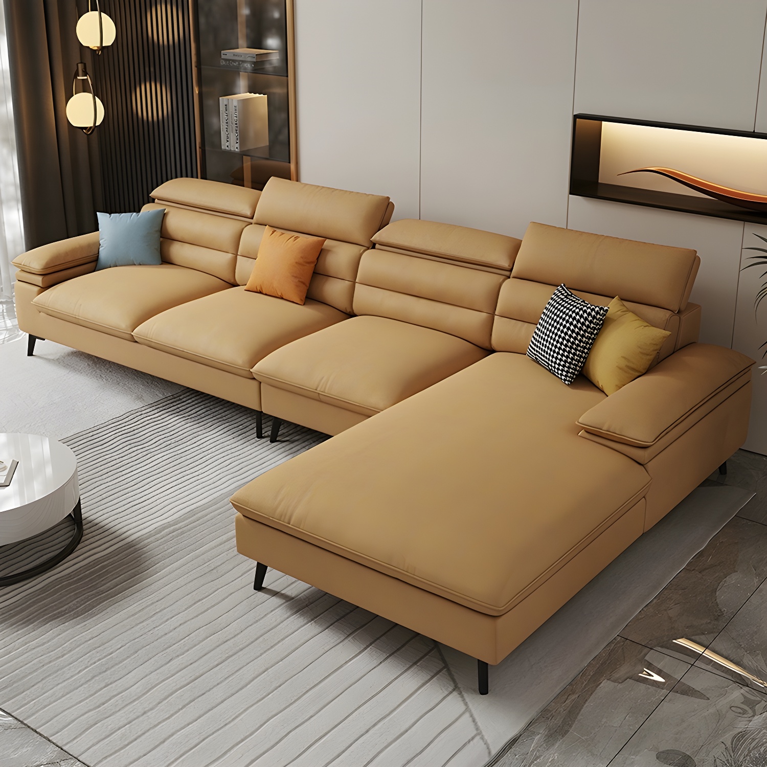 Modern L-Shape Sofa | Ormau - image 14